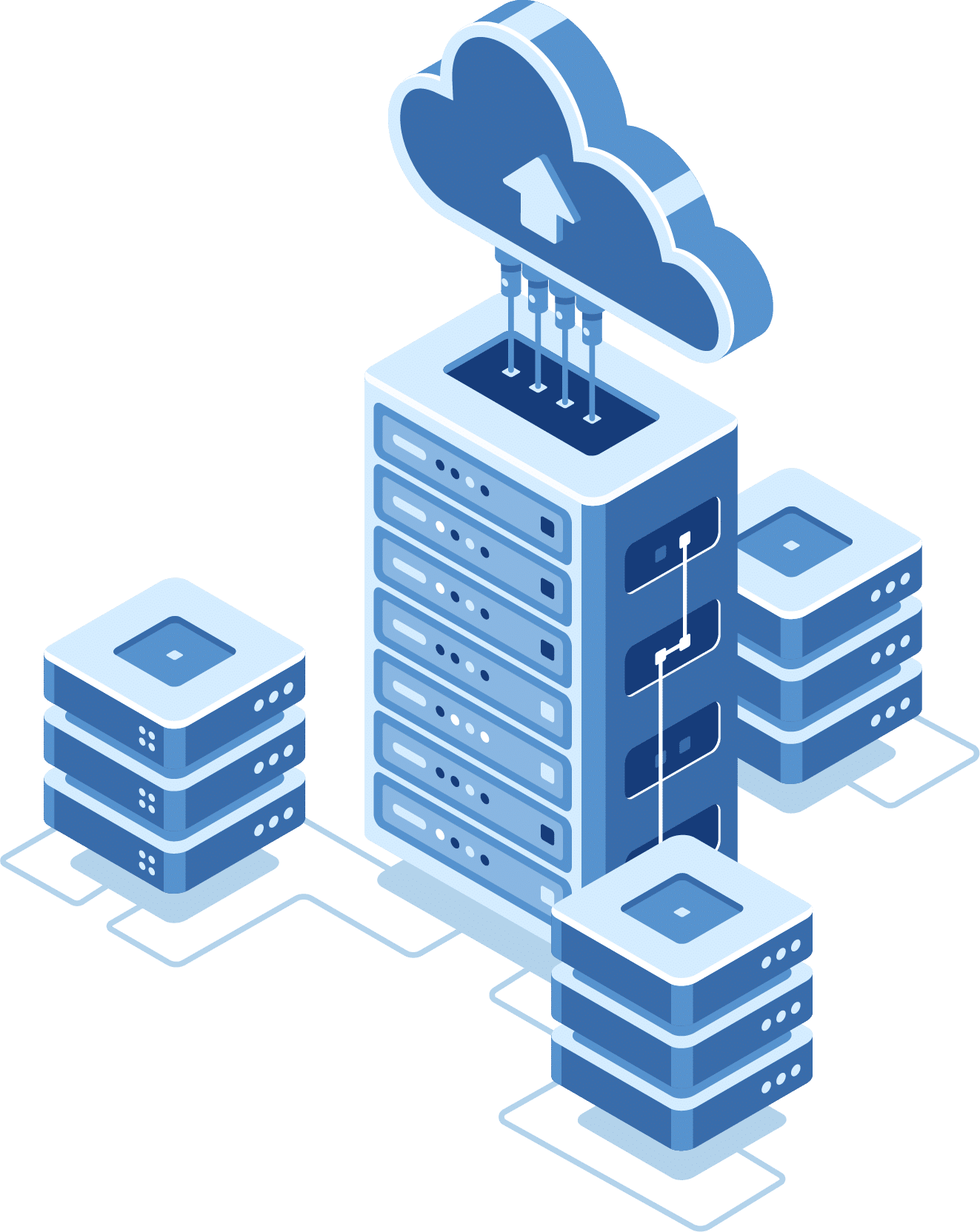 Torres de redes conectadas