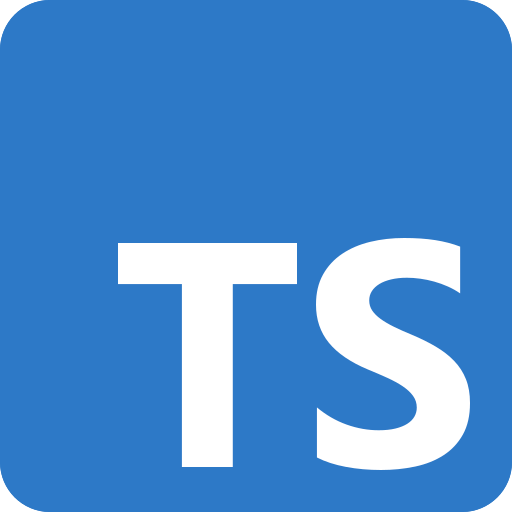 Logo TypeScript - tecnologias Bootcamp Desenvolvedor Full Stack